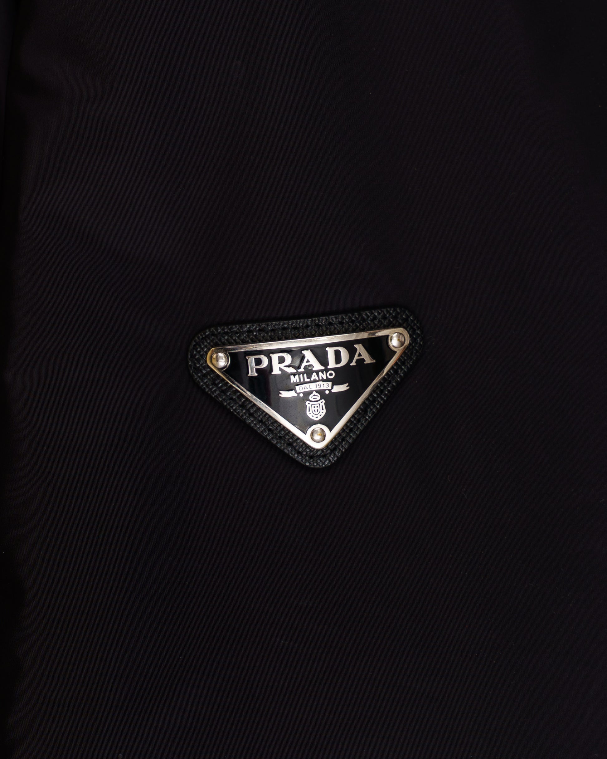 Prada nylon reversible zip jacket Prada