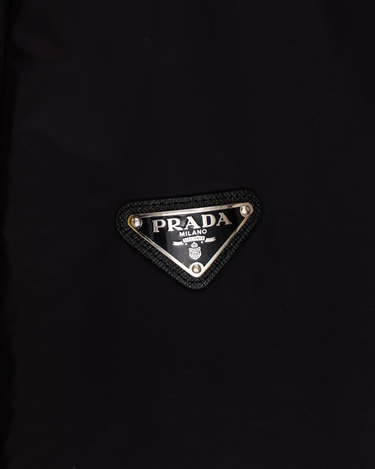 Prada nylon reversible zip jacket