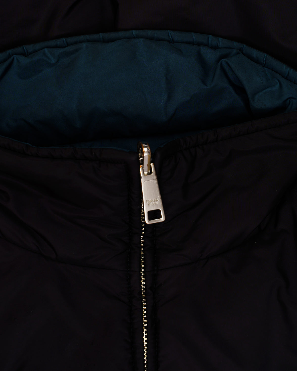 Prada nylon reversible zip jacket Prada