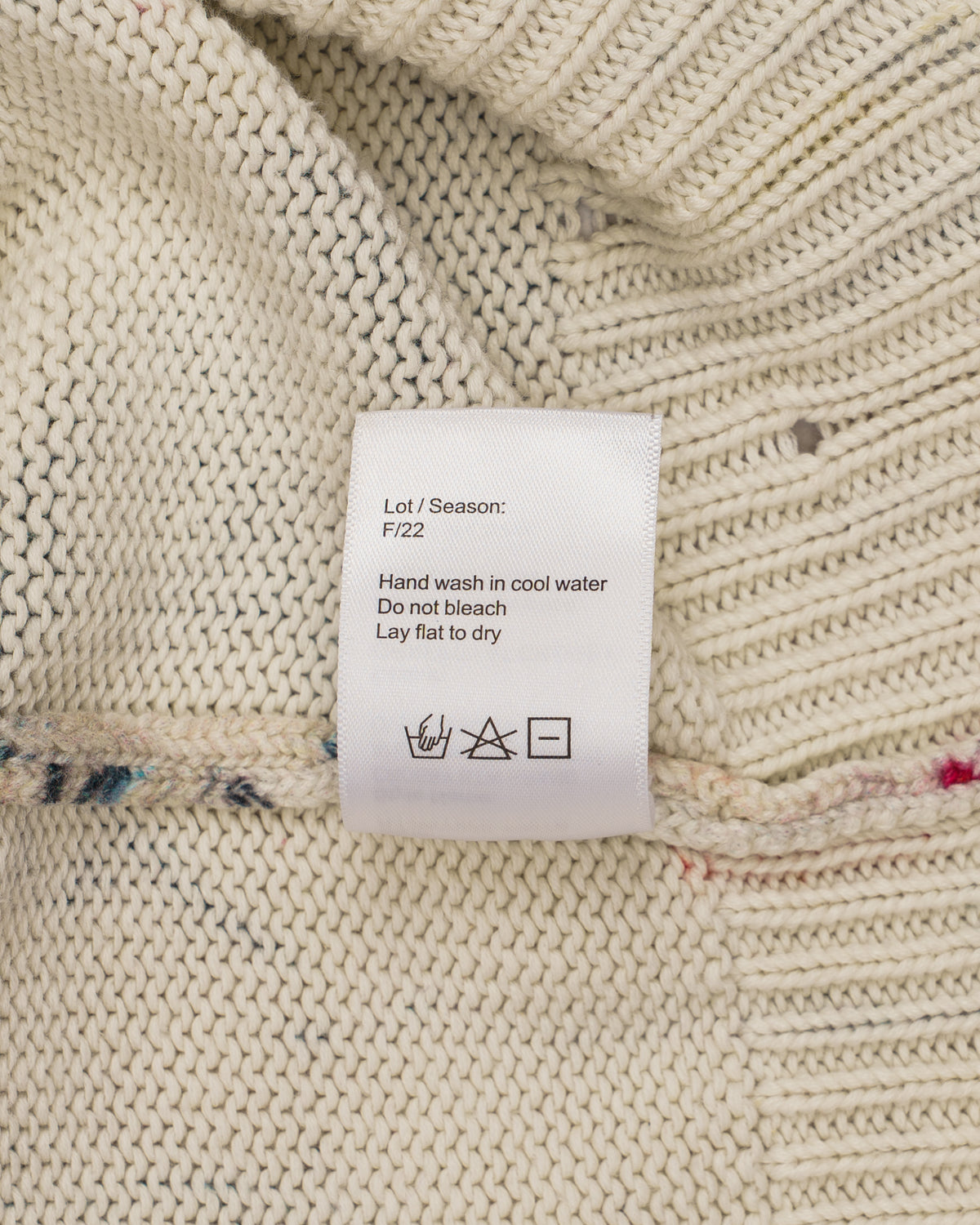 R13 Graffiti at Crosby btw Grand and Howard Distressed Knit Sweater F/W 2022
