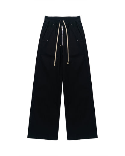 Rick Owens Wide Bela Wide-Leg  Drawstring Trousers Rick Owens