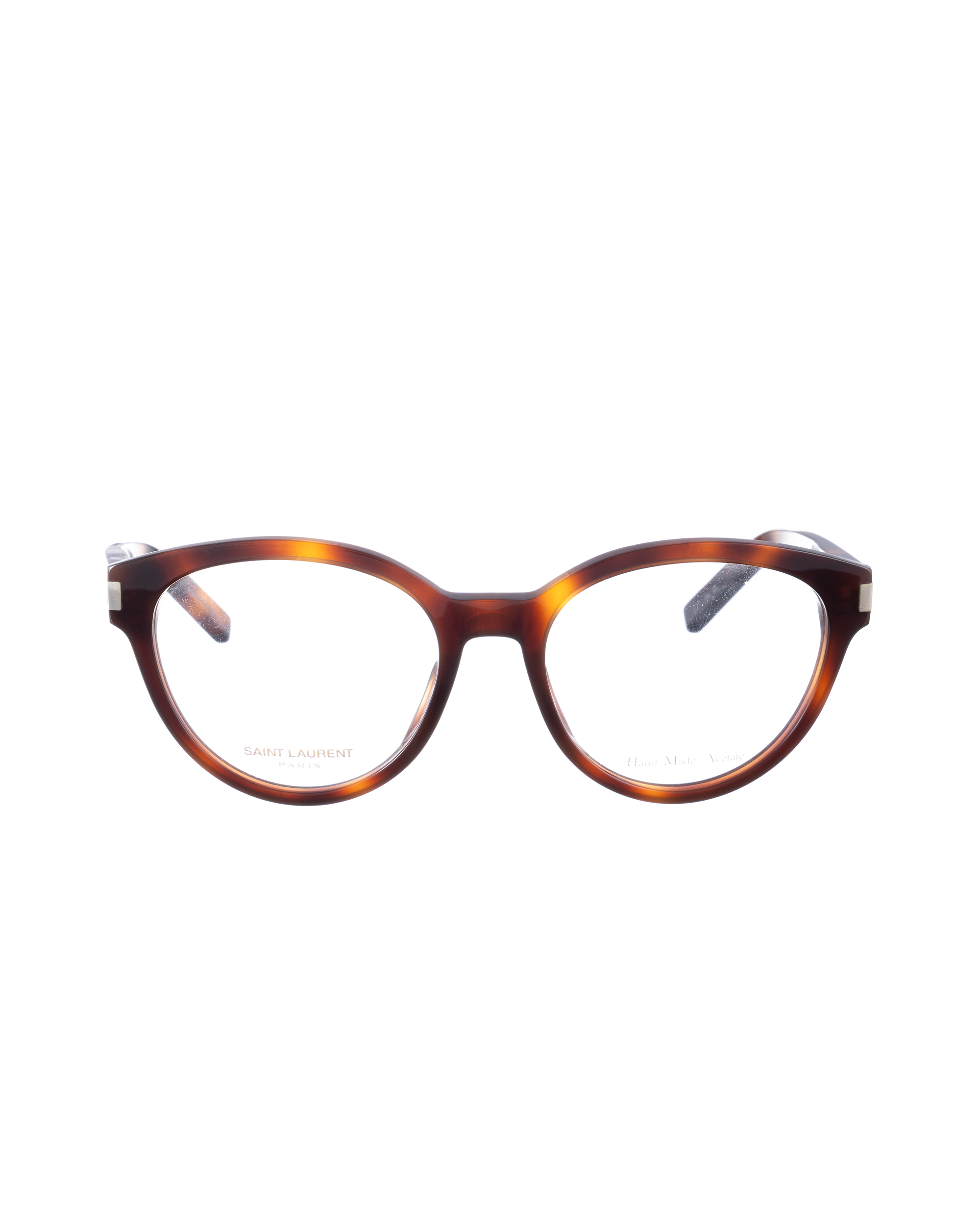 Saint Laurent 00s Havana Classic Oval Glasses