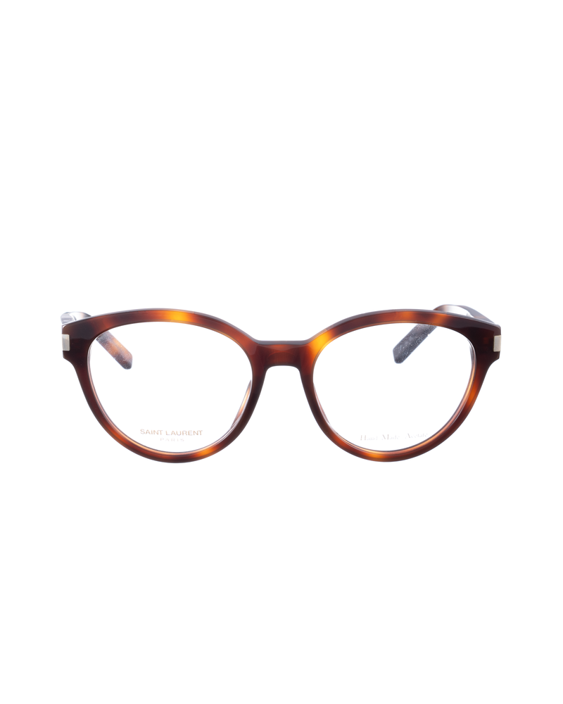 Saint Laurent 00s Havana Classic Oval Glasses thumbnail