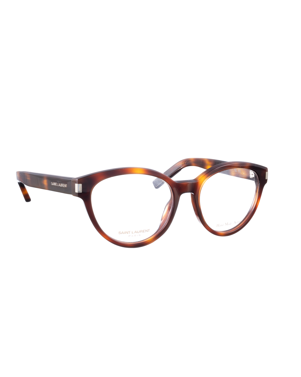 Saint Laurent 00s Havana Classic Oval Glasses
