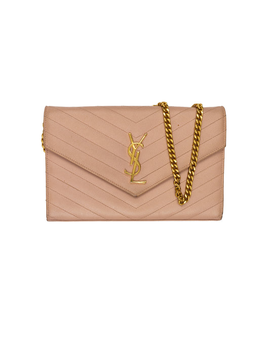 Saint Laurent Envelope Chain wallet