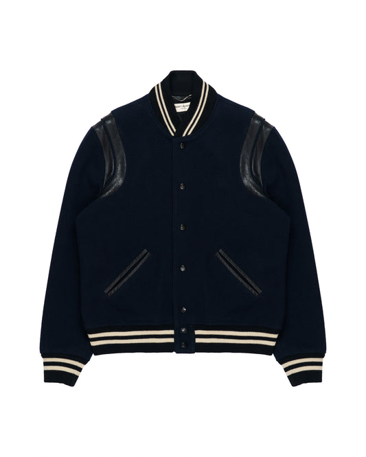 Saint Laurent Teddy Jacket Navy