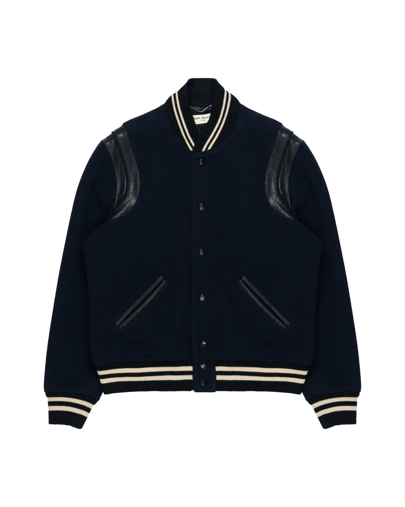 Saint Laurent Teddy Jacket Navy