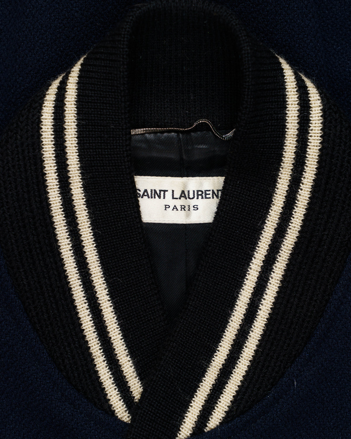 Saint Laurent Teddy Jacket Navy
