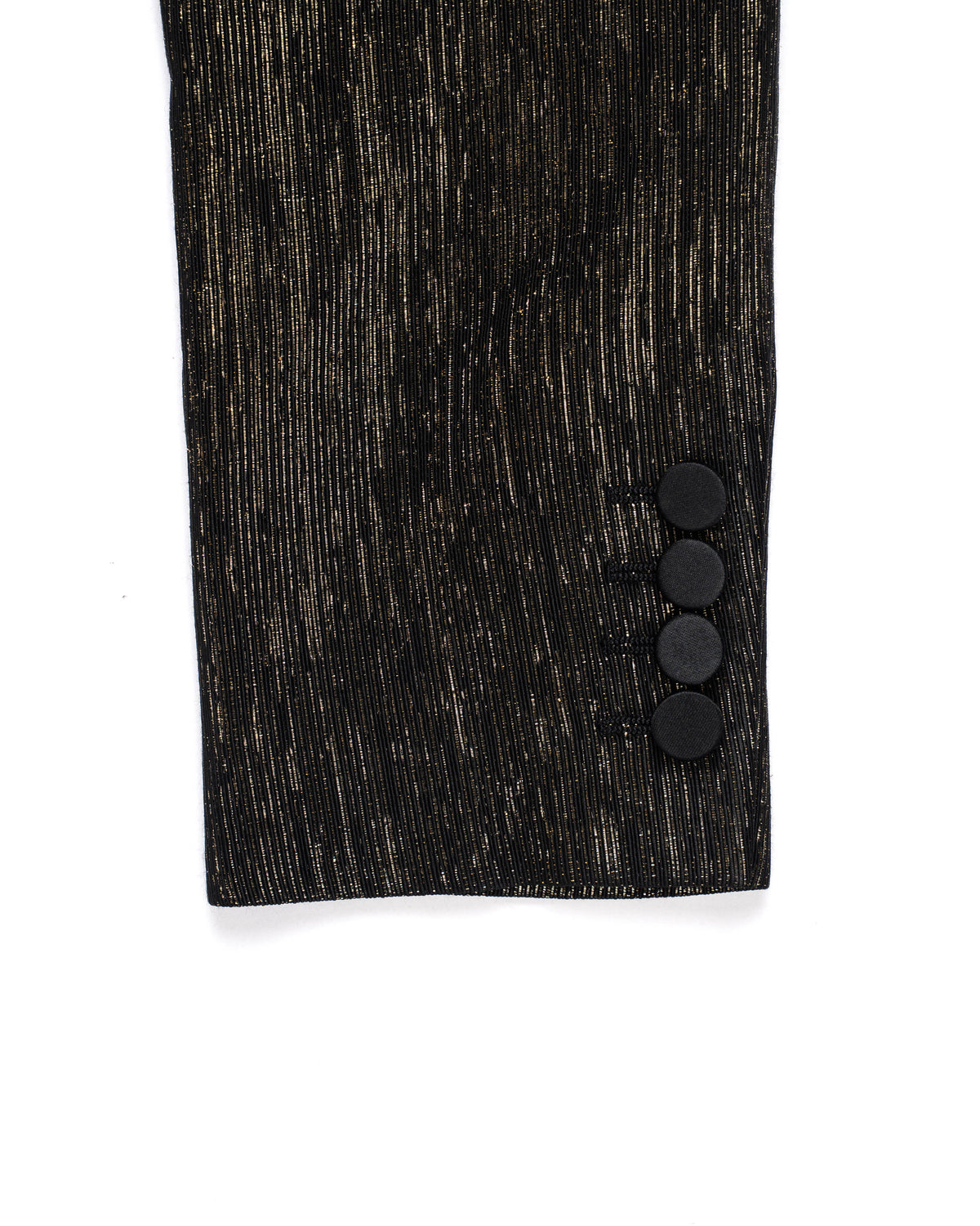 Saint Laurent Paris Metallic Lurex Tuxedo Blazer