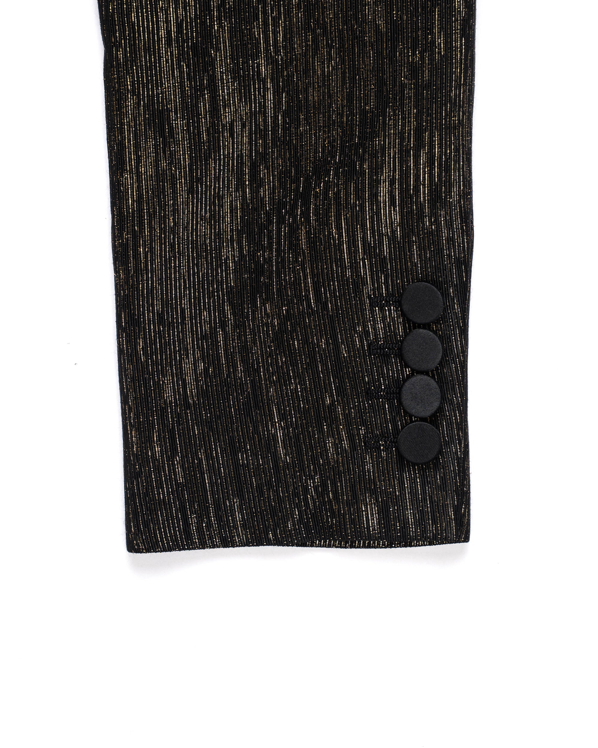 Saint Laurent Paris Metallic Lurex Tuxedo Blazer