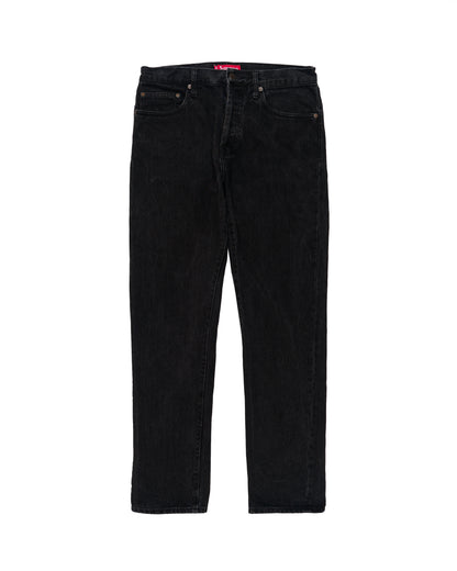 Supreme Slim Jeans Washed Black