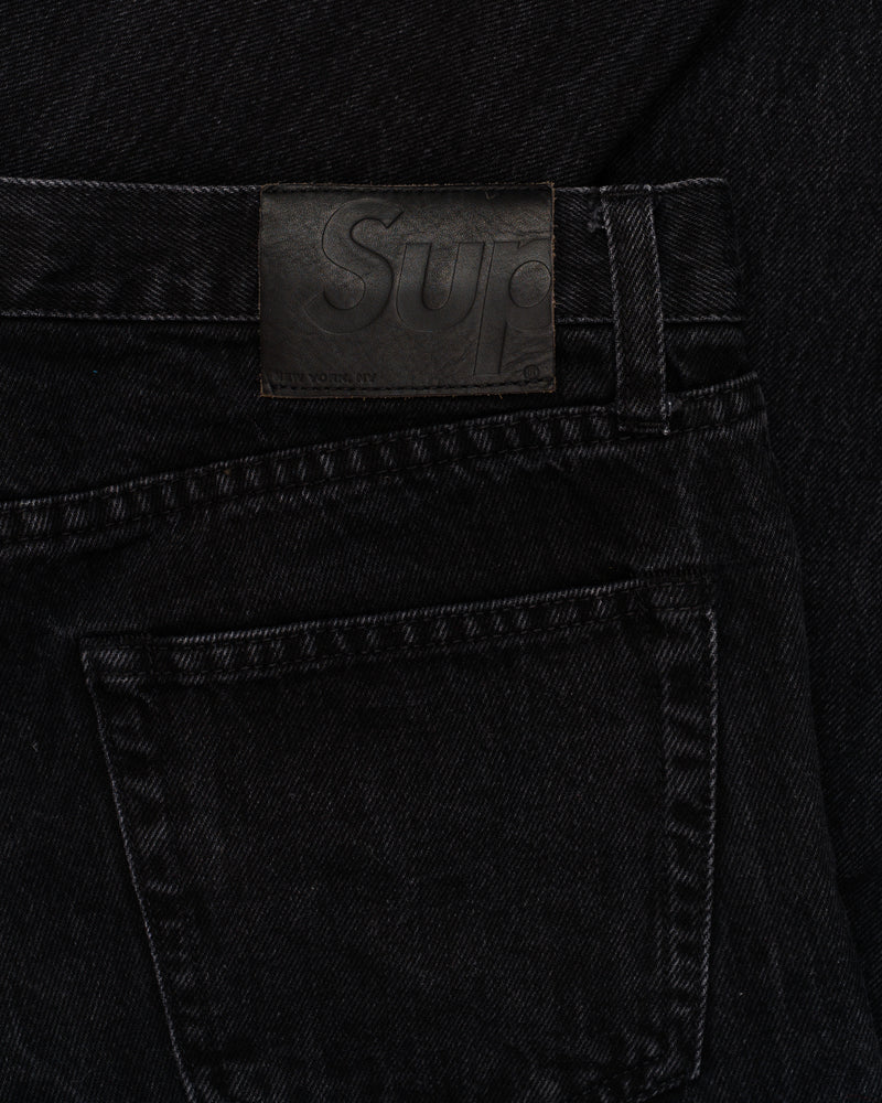 Supreme Slim Jeans Washed Black thumbnail