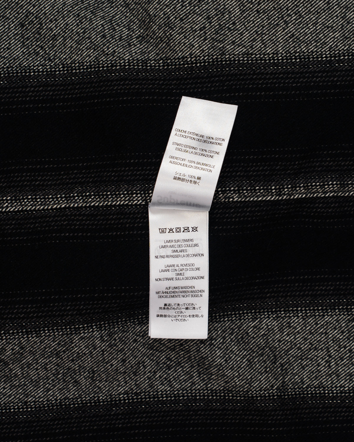 Supreme Stripe Flannel Zip Up Shirt