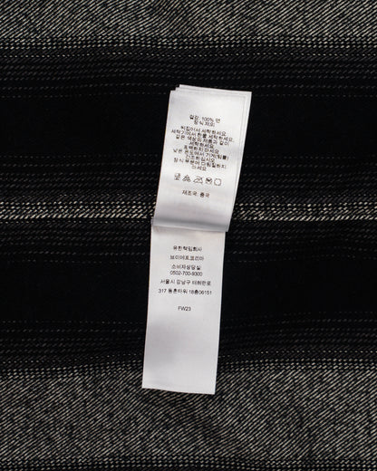 Supreme Stripe Flannel Zip Up Shirt