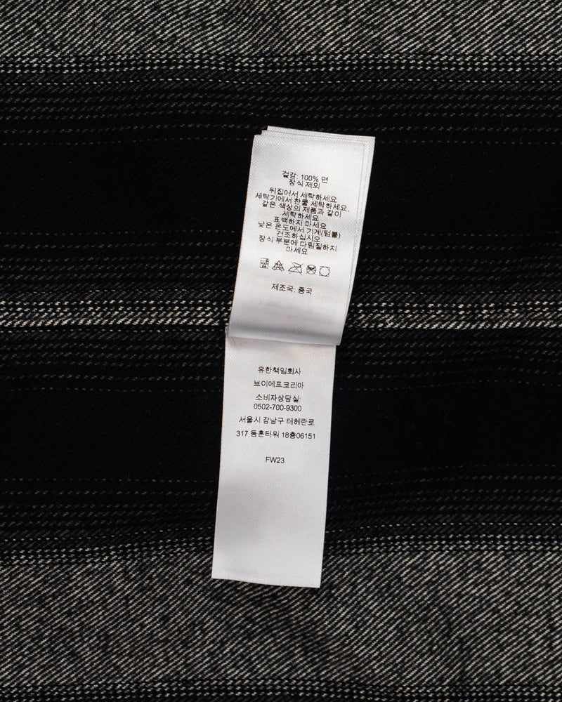 Supreme Stripe Flannel Zip Up Shirt thumbnail
