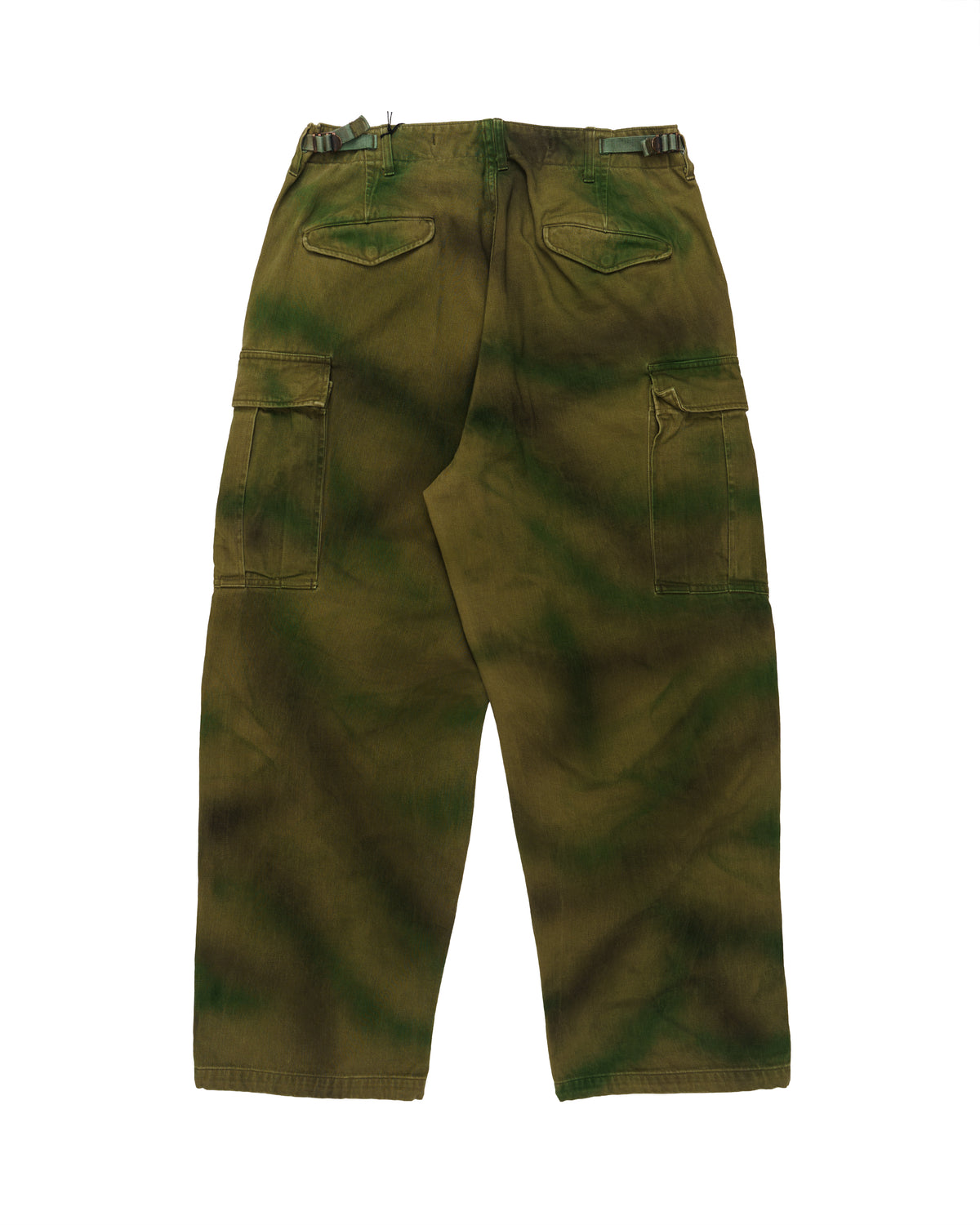 Supreme x A.Presse Washed Green Camo Cargo Pants