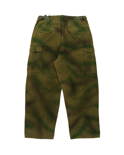 Supreme x A.Presse Washed Green Camo Cargo Pants