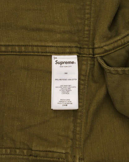 Supreme x A.Presse Washed Green Camo Cargo Pants