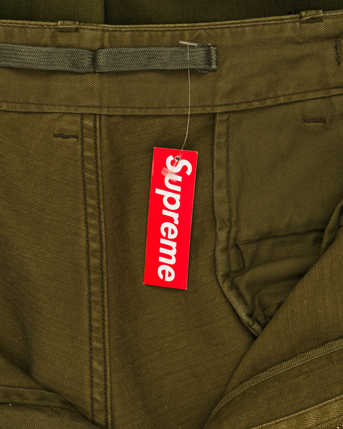 Supreme x A.Presse Washed Green Camo Cargo Pants