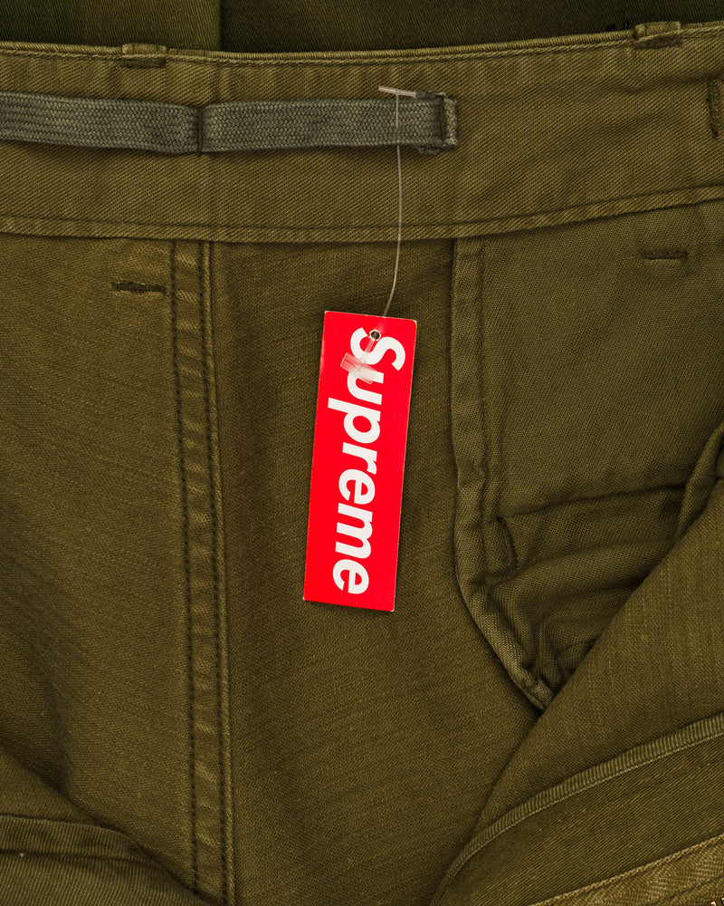 Supreme x A.Presse Washed Green Camo Cargo Pants thumbnail
