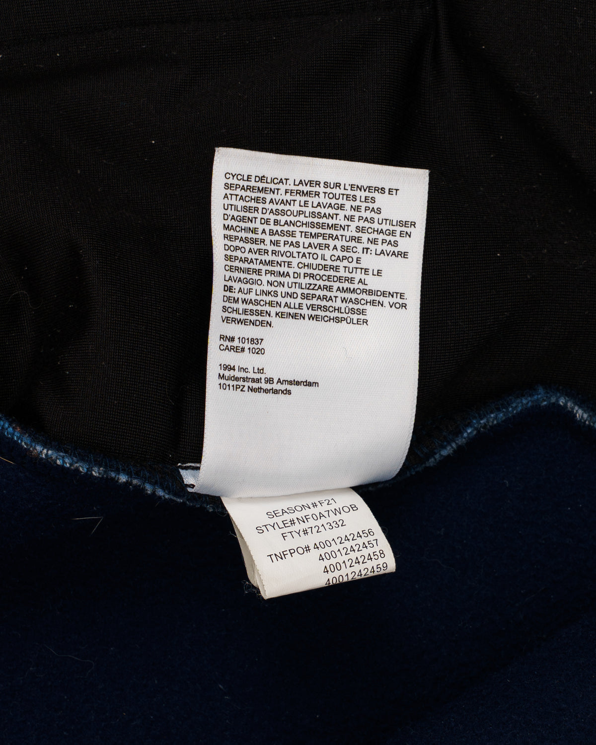 Supreme x The North Face bleached fleece jacket