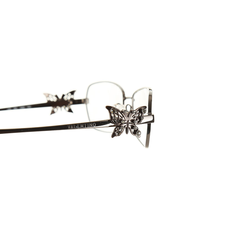 Valentino ’90s Crystal Butterfly Detail Glasses thumbnail