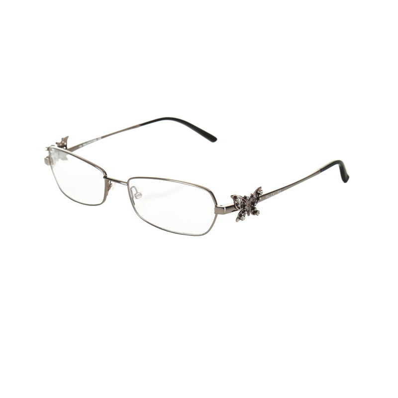 Valentino ’90s Crystal Butterfly Detail Glasses Valentino