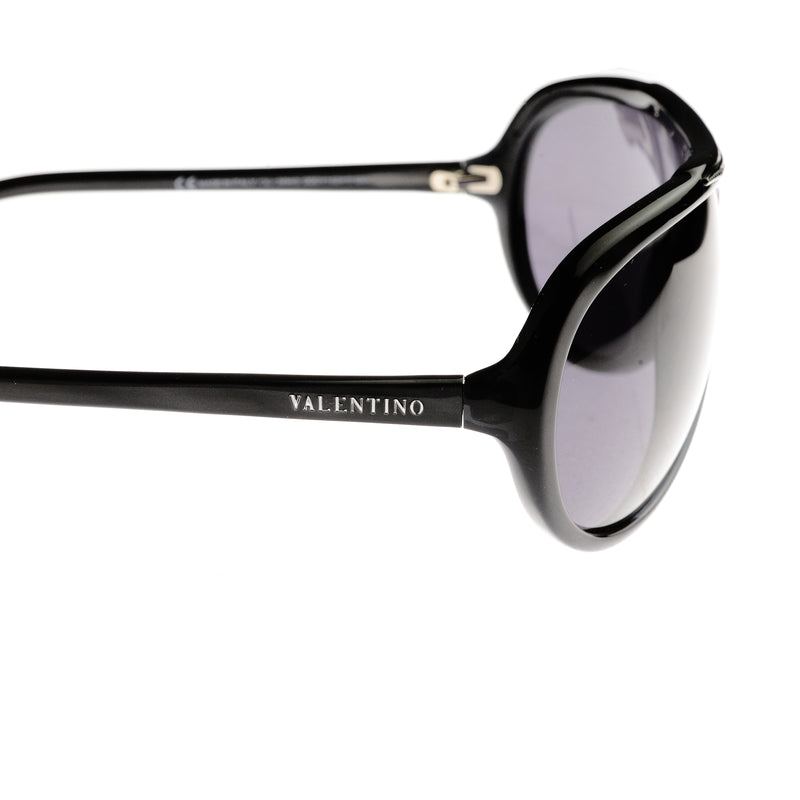 Valentino ’00s Black Crystals Pilot Sunglasses thumbnail