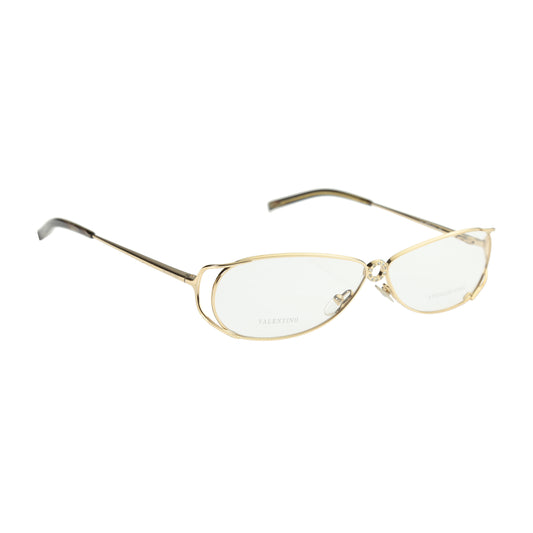 Valentino Crystals Gold Frames glasses Valentino