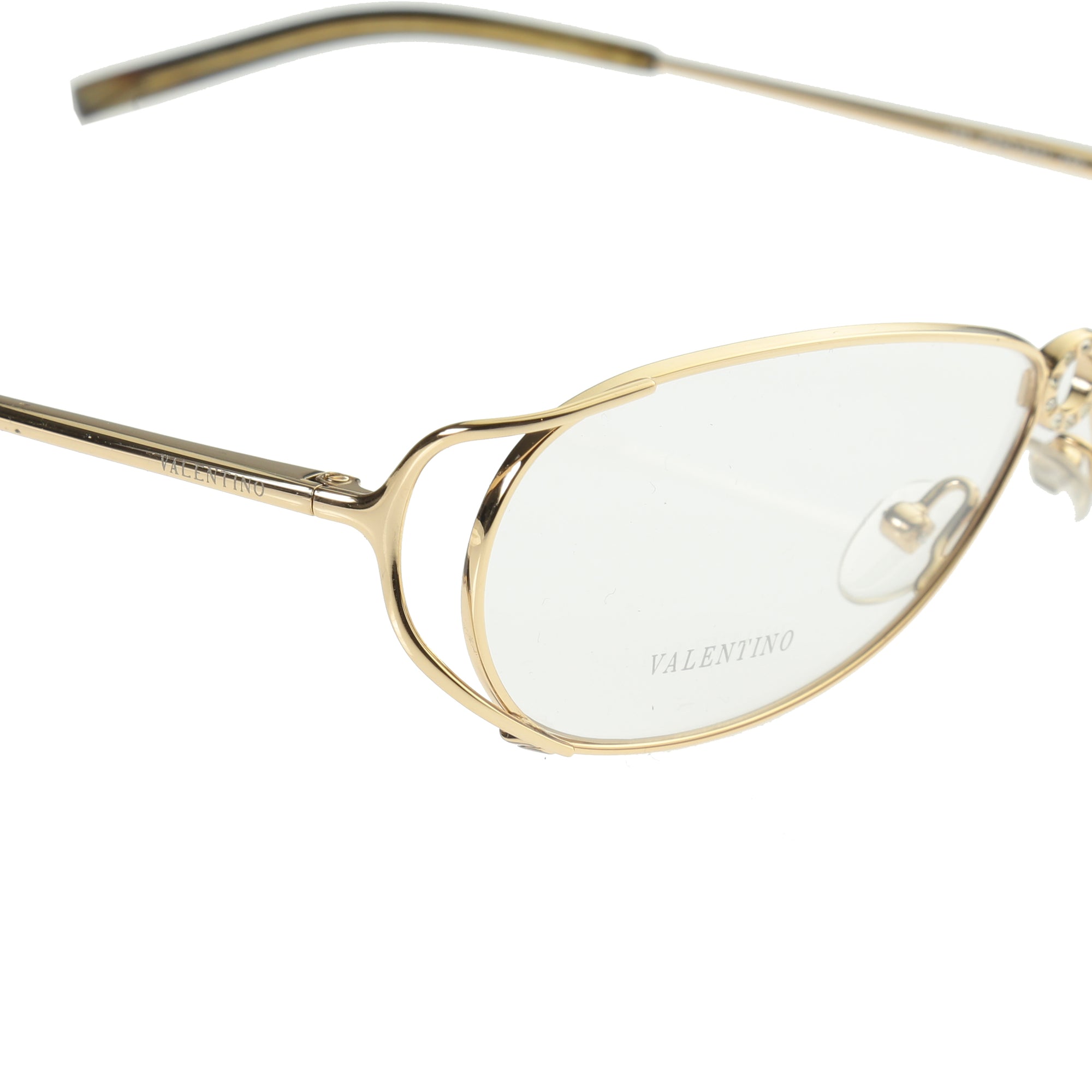 Valentino Crystals Gold Frames glasses