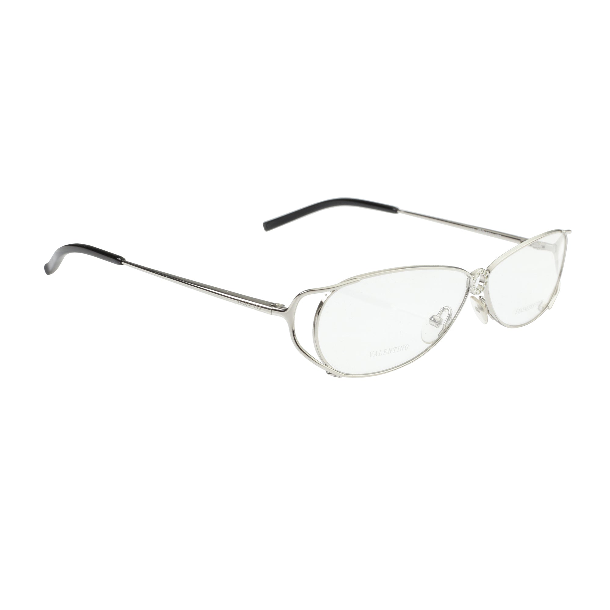 Valentino Crystals Silver Frames glasses