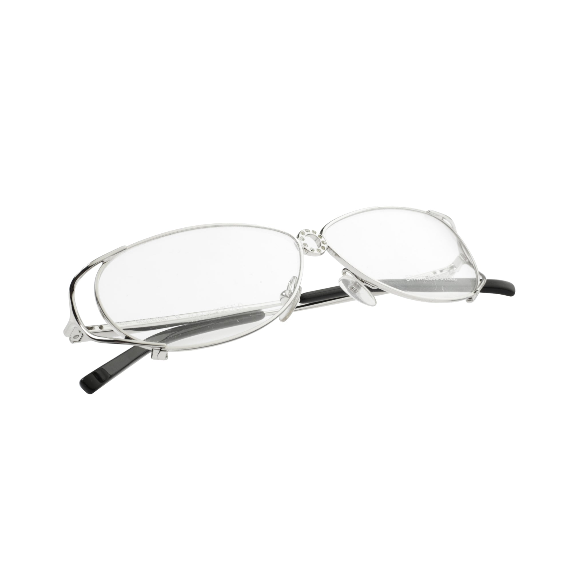 Valentino Crystals Silver Frames glasses