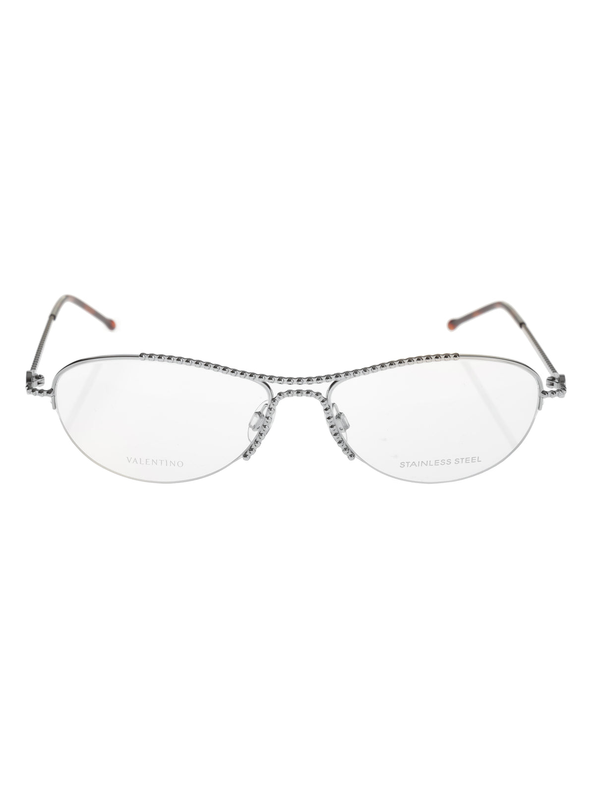 Valentino Rough Round Frames glasses