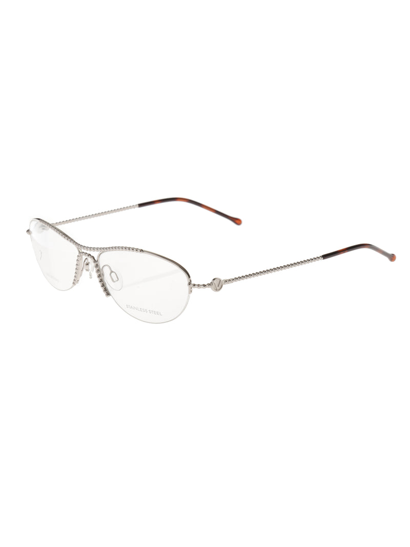 Valentino Rough Round Frames glasses Valentino