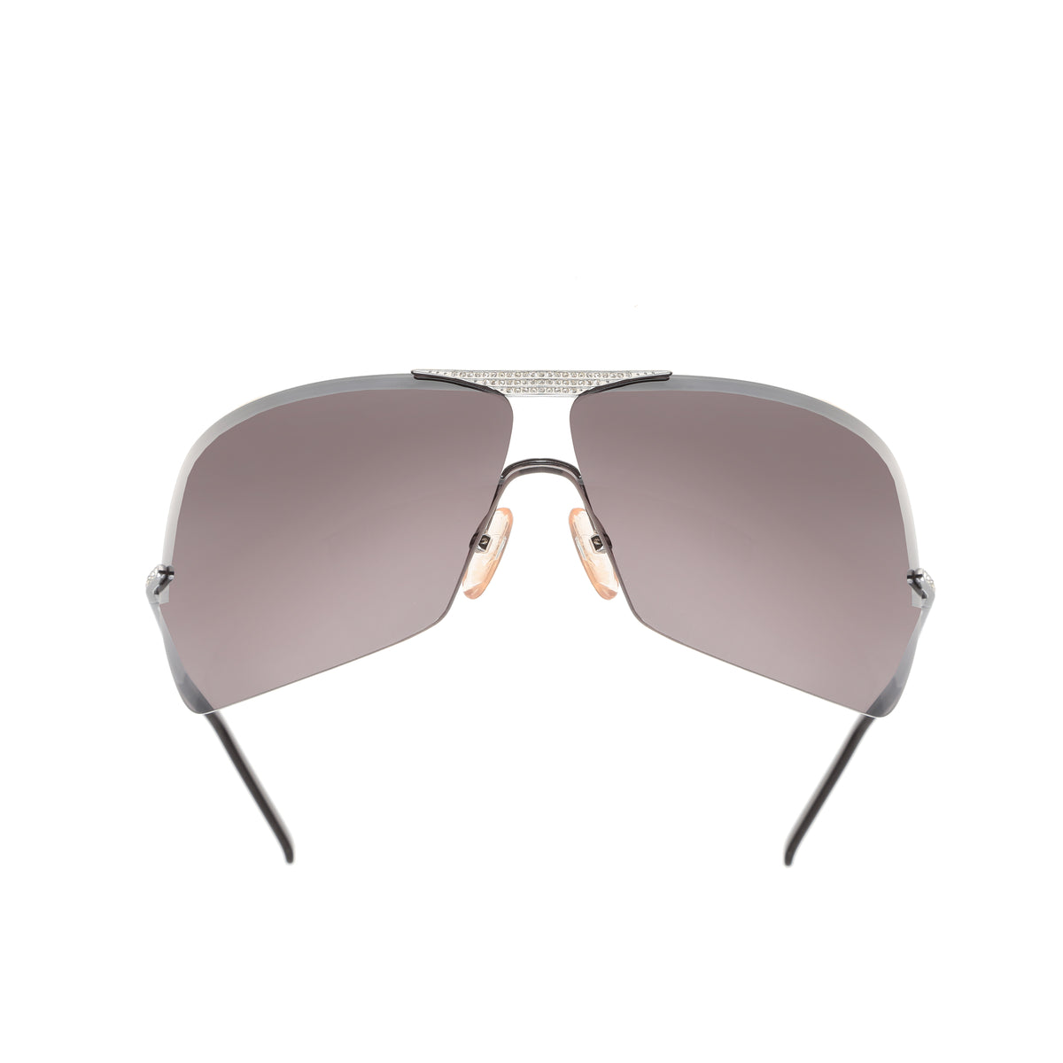 Valentino 00’s Silver Mask Sunglasses