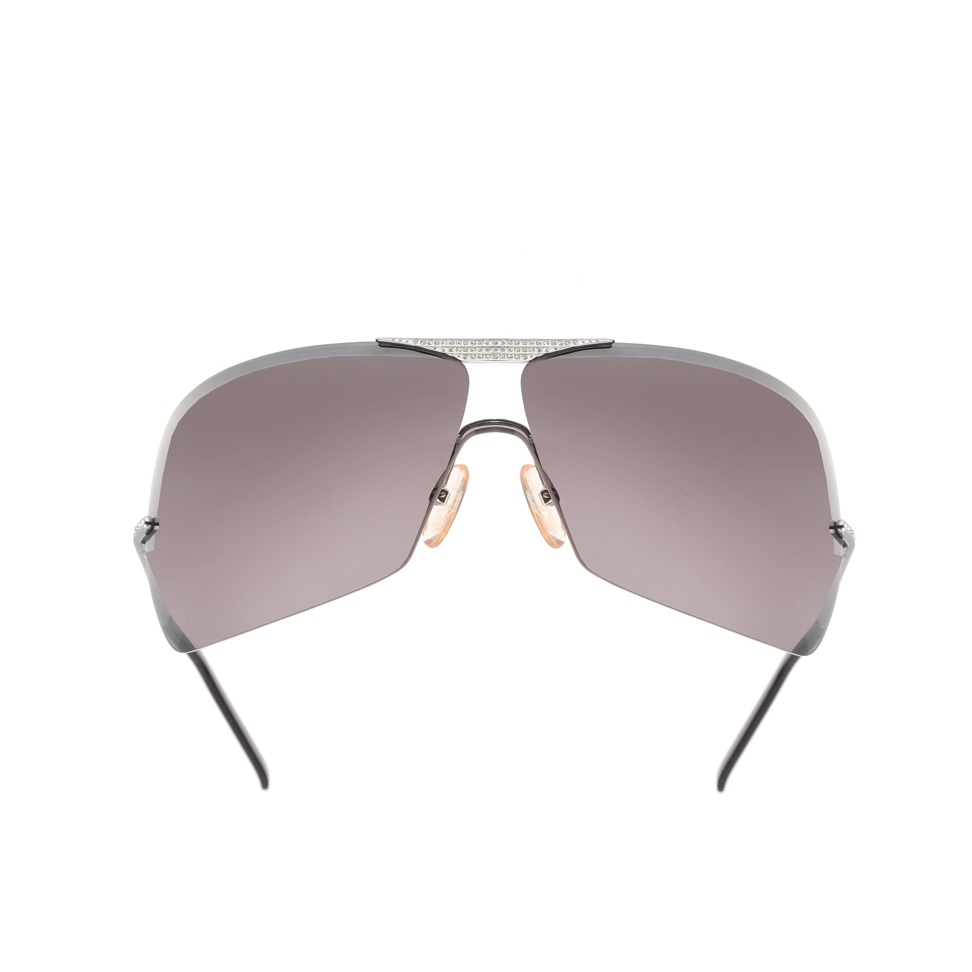 Valentino 00’s Silver Mask Sunglasses
