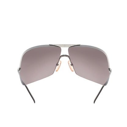 Valentino 00’s Silver Mask Sunglasses Valentino