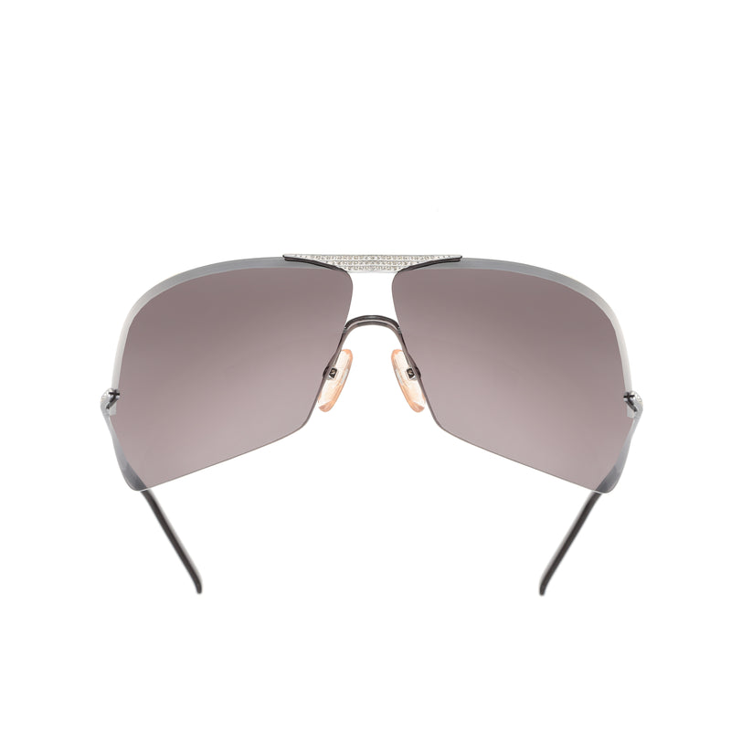 Valentino 00’s Silver Mask Sunglasses thumbnail