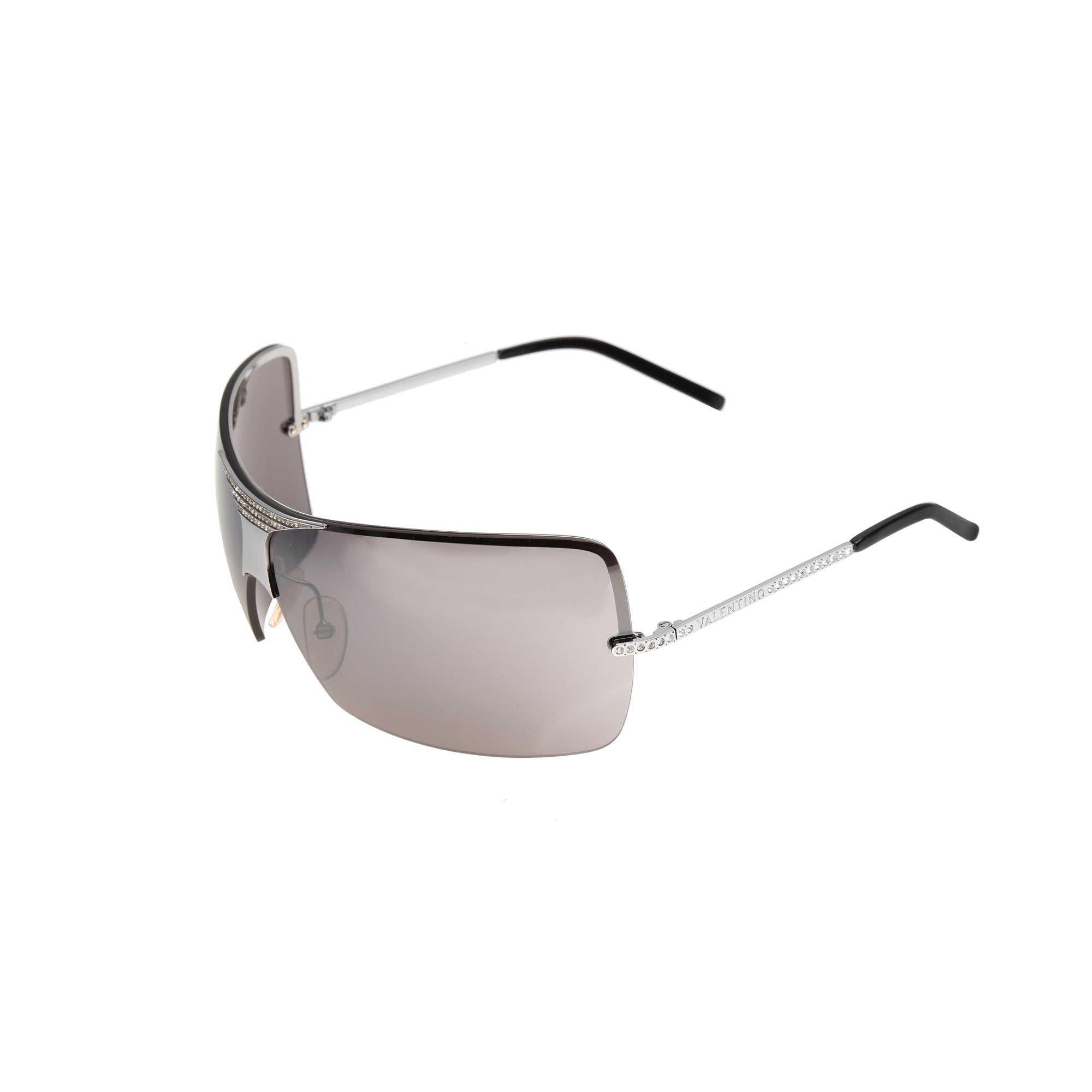 Valentino 00’s Silver Mask Sunglasses