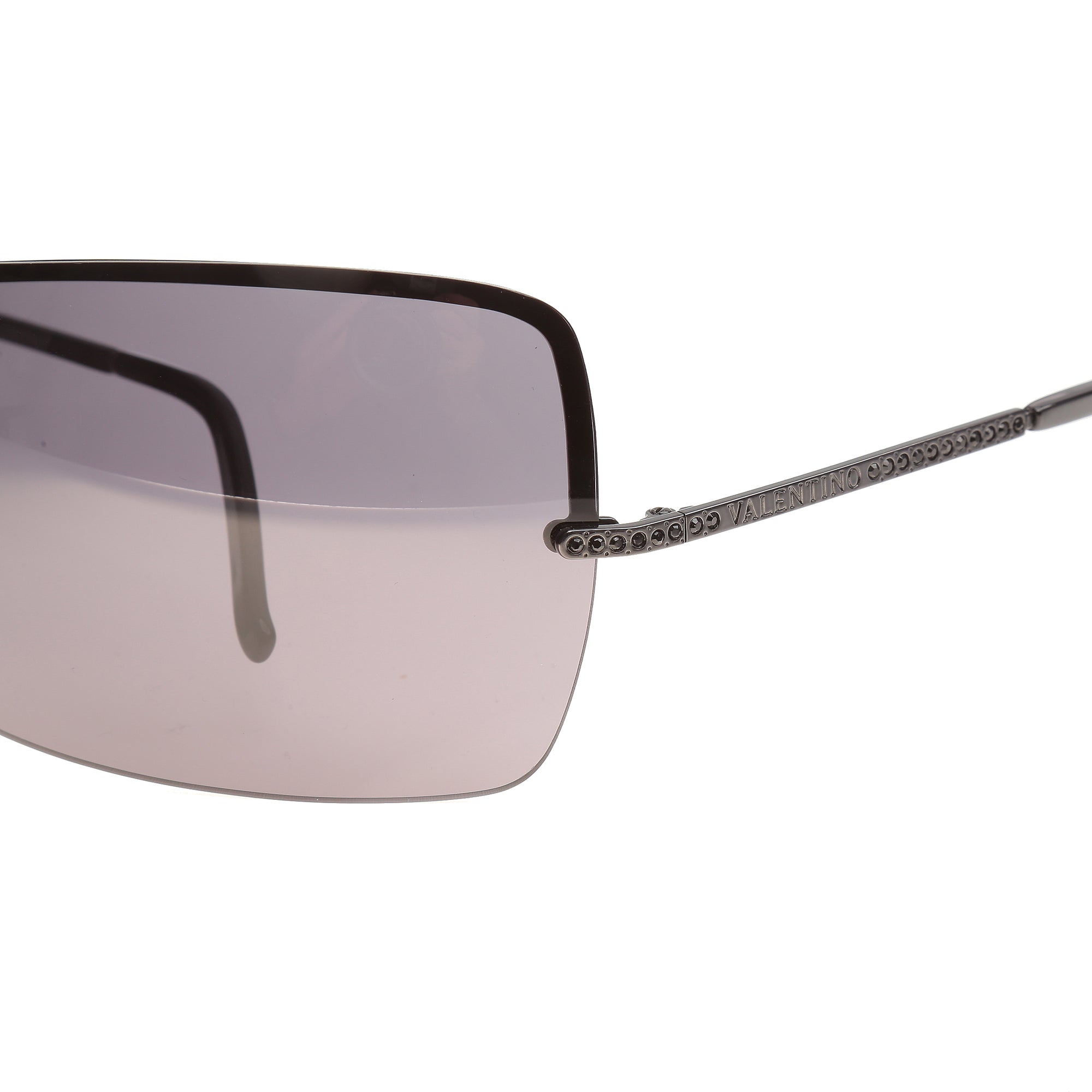 Valentino 00’s Black Mask Sunglasses
