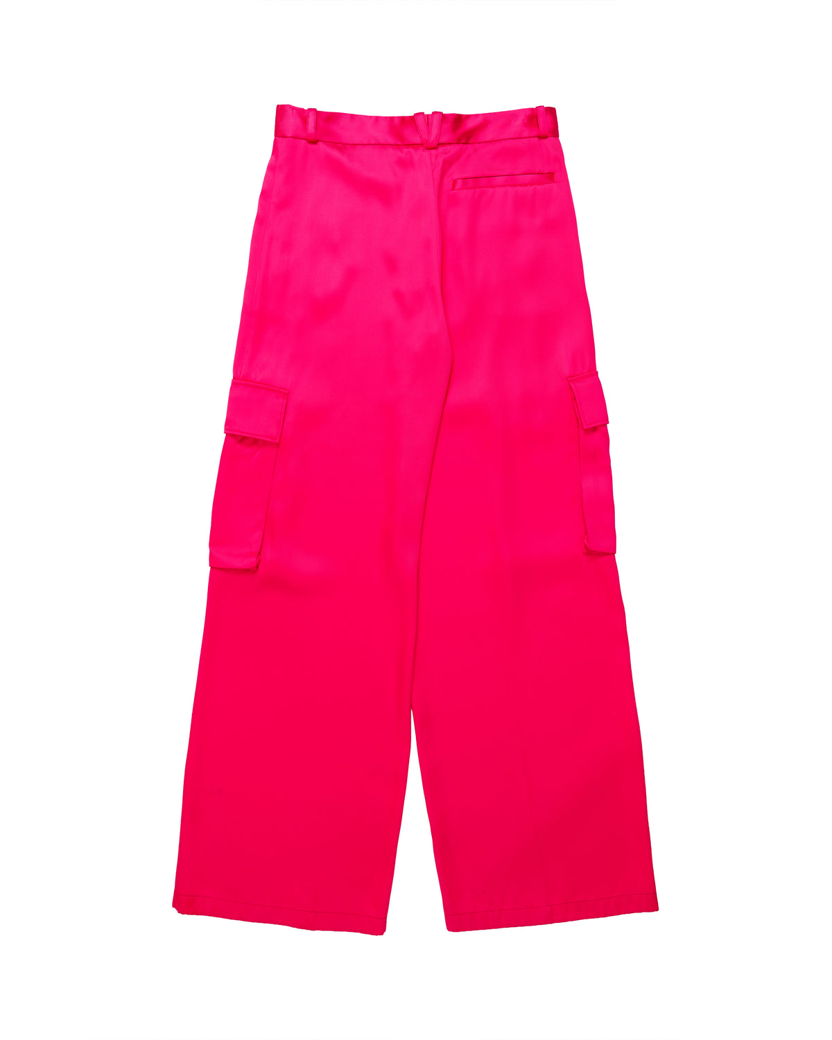 Versace Duchesse Viscose Cargo Pants Tropical Pink Size IT 36