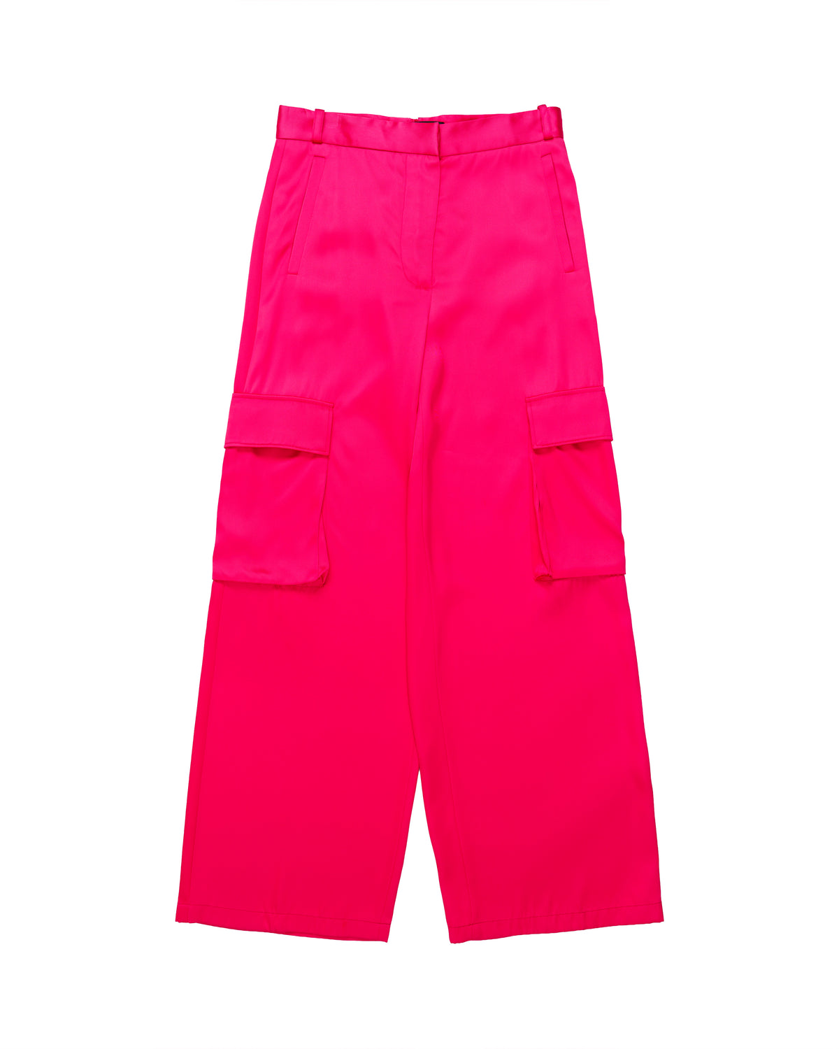 Versace Duchesse Viscose Cargo Pants Tropical Pink Size IT 36