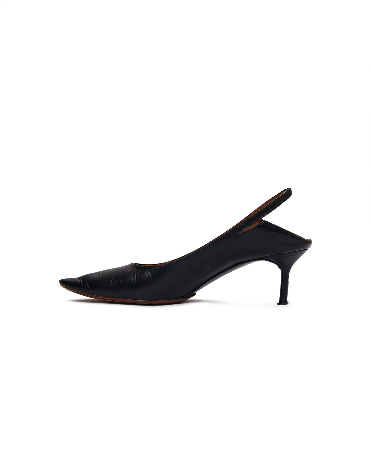 Vetements Leather Slingback Pumps
