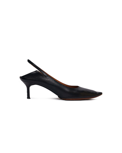 Vetements Leather Slingback Pumps