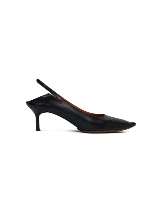 Vetements Leather Slingback Pumps