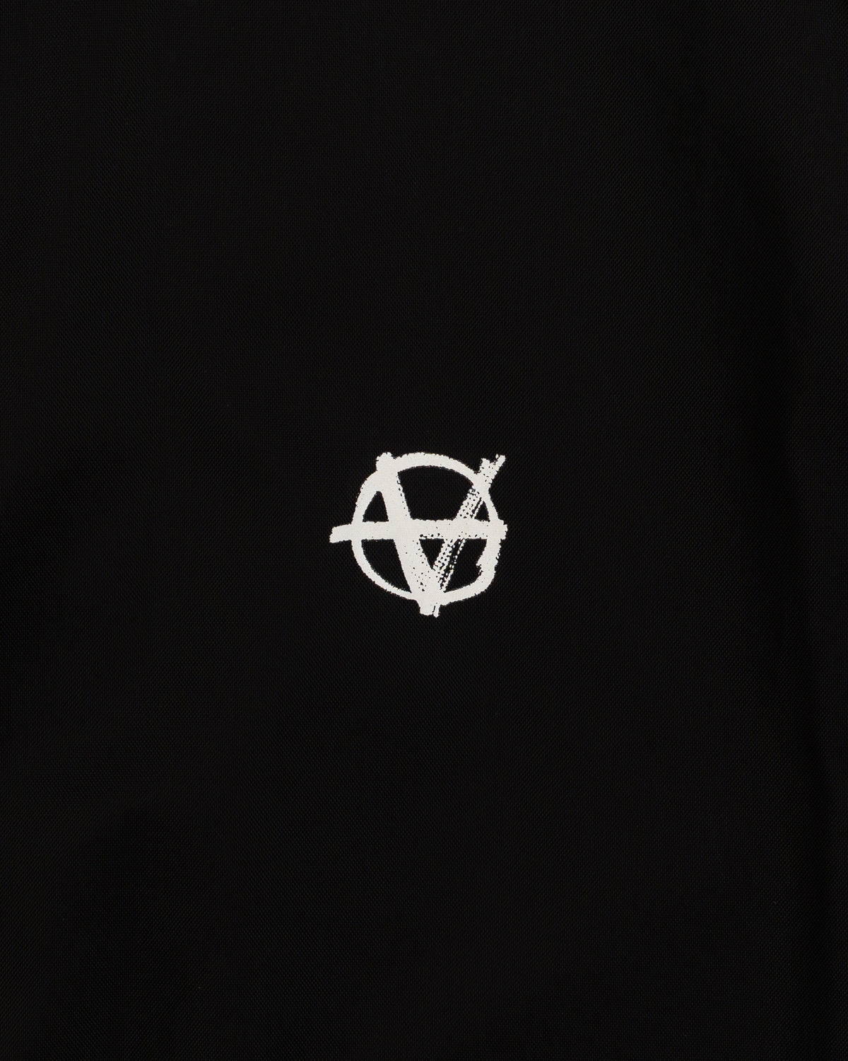 Vetements Unisex Anarchy Logo Hooded Raincoat