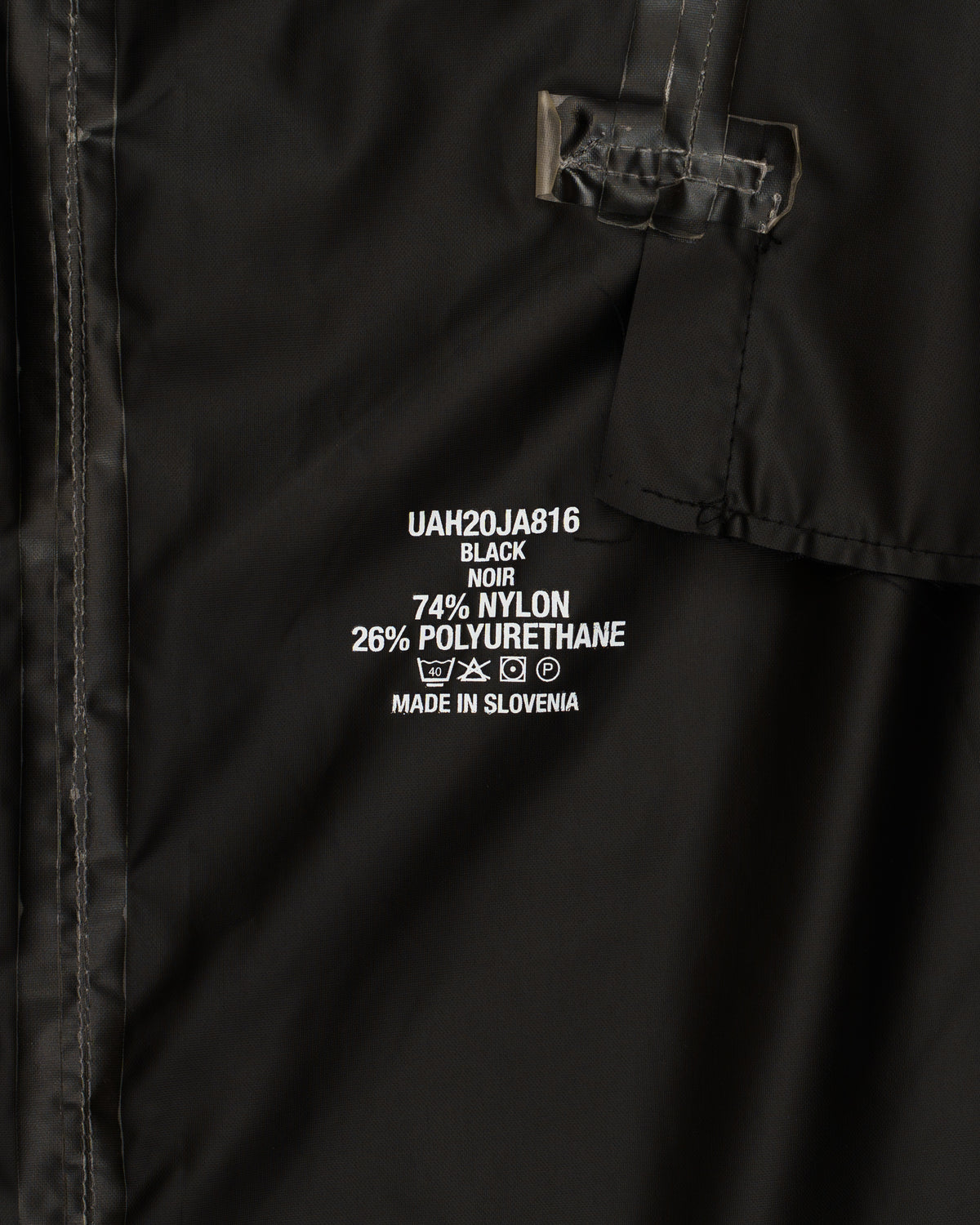 Vetements Unisex Anarchy Logo Hooded Raincoat