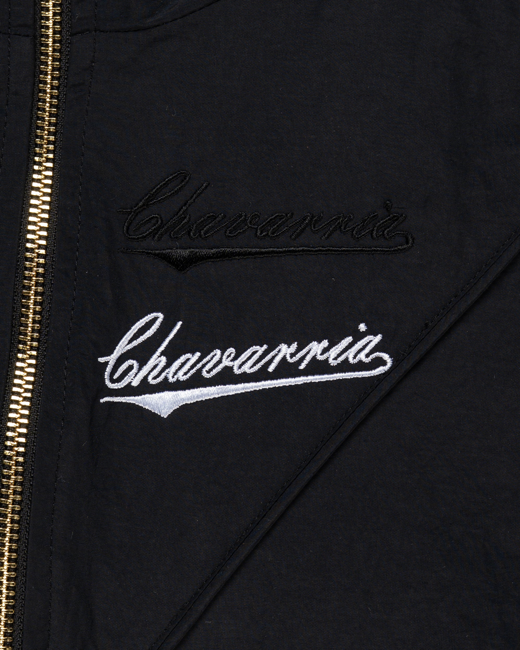 Willy Chavarria "Bad Boy" black track jacket