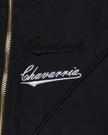 Willy Chavarria "Bad Boy" black track jacket Willy Chavarria