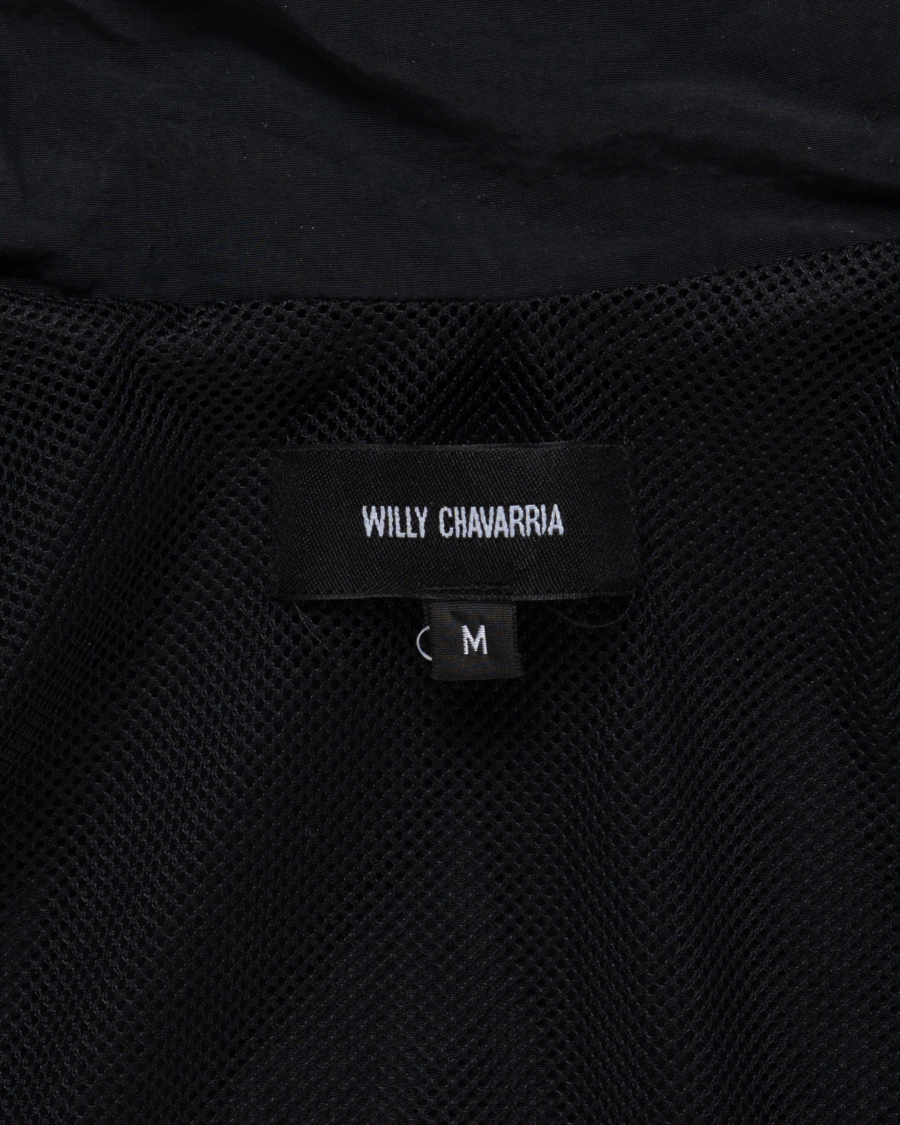 Willy Chavarria "Bad Boy" black track jacket